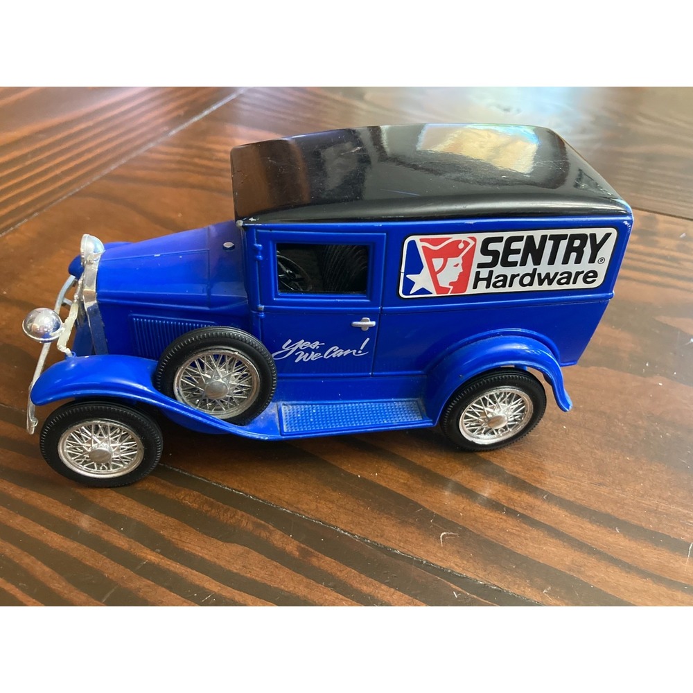 1992 Sentry Hardware Limited Edition Ford Model "A" Diecast Bank with Key Blue